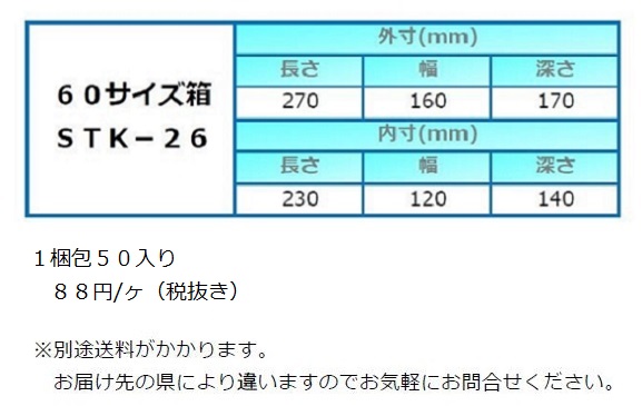 60サイズ箱